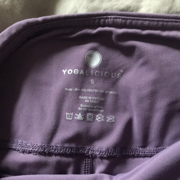 purple leggings - Picture 2 of 4